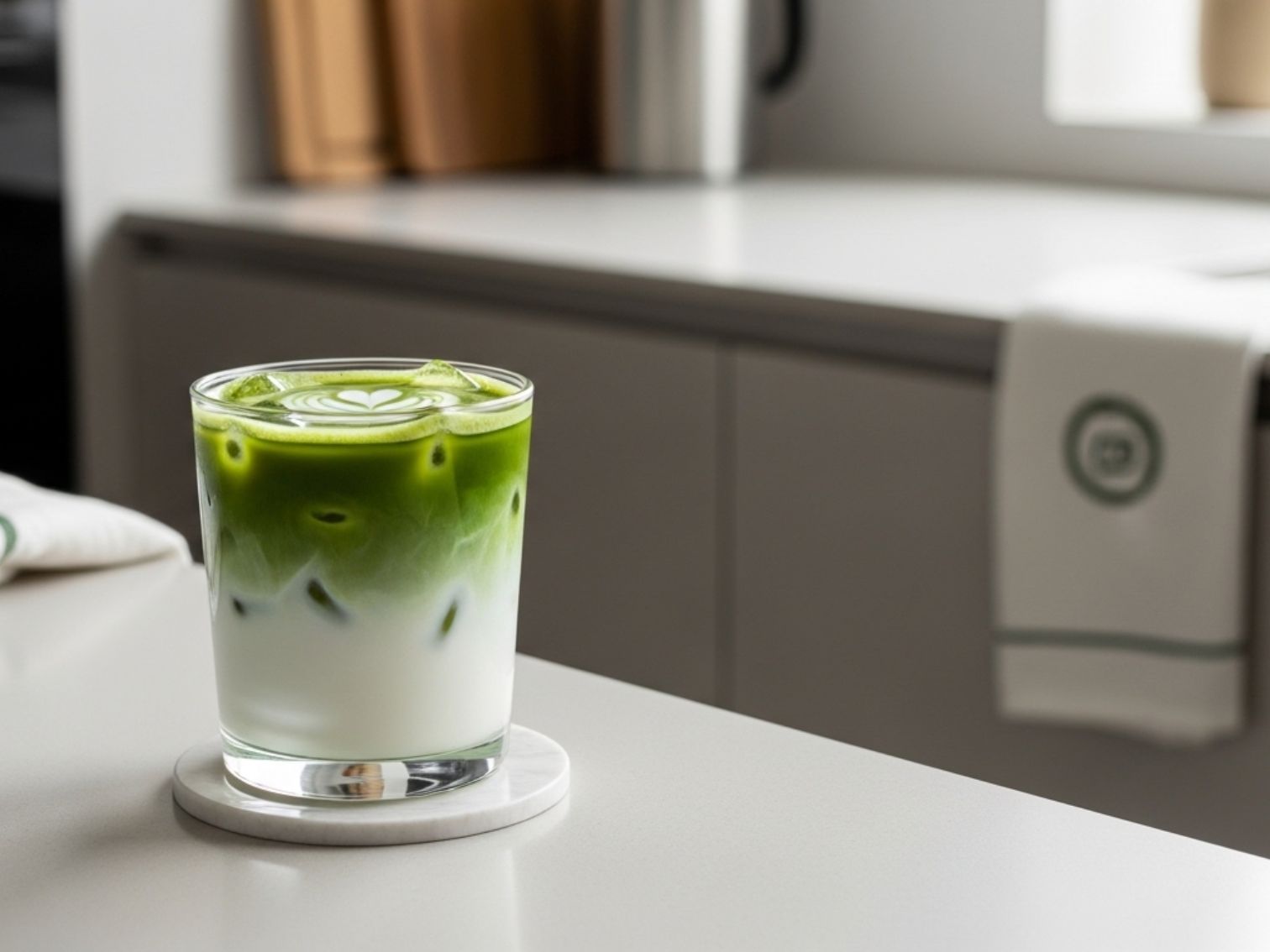 4 Kolay Adımda Iced Matcha Latte Tarifi